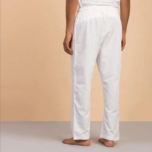 Men’s Organic Cotton Sadhana Pyjama - White