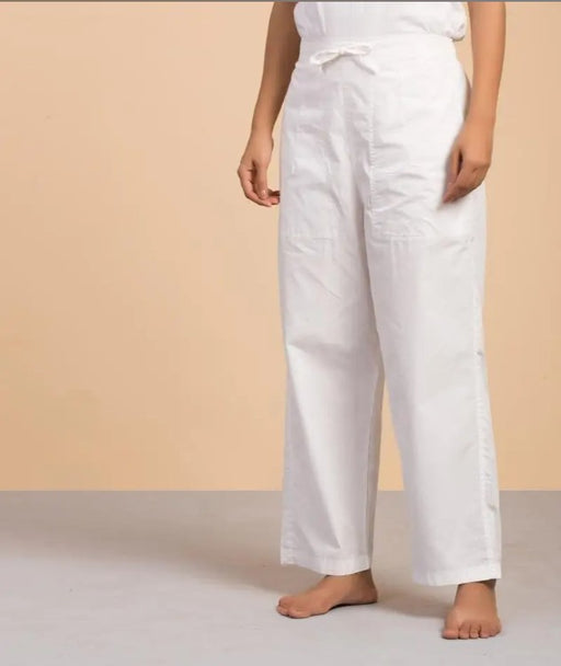 Womens Organic Cotton Sadhana Pyjama - White
