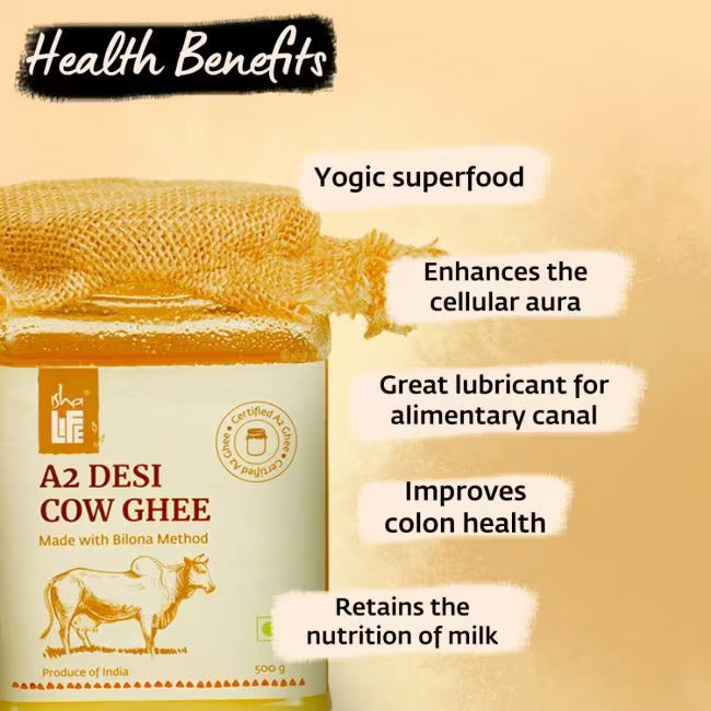 Pure A2 Desi Cow Ghee(500gm)