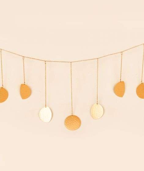 Moon phases wall hanging - Horizontal