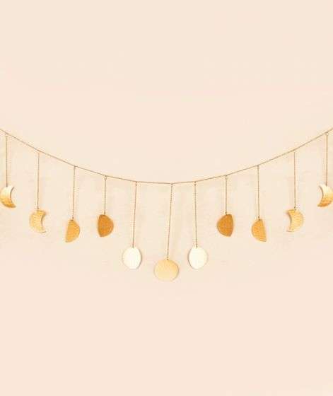 Moon phases wall hanging - Horizontal