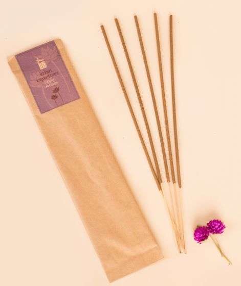 Organic Incense Lavander, 10 Sticks