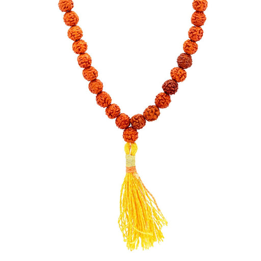 Panchamukhi Rudraksha Mala - Bead size 7 mm