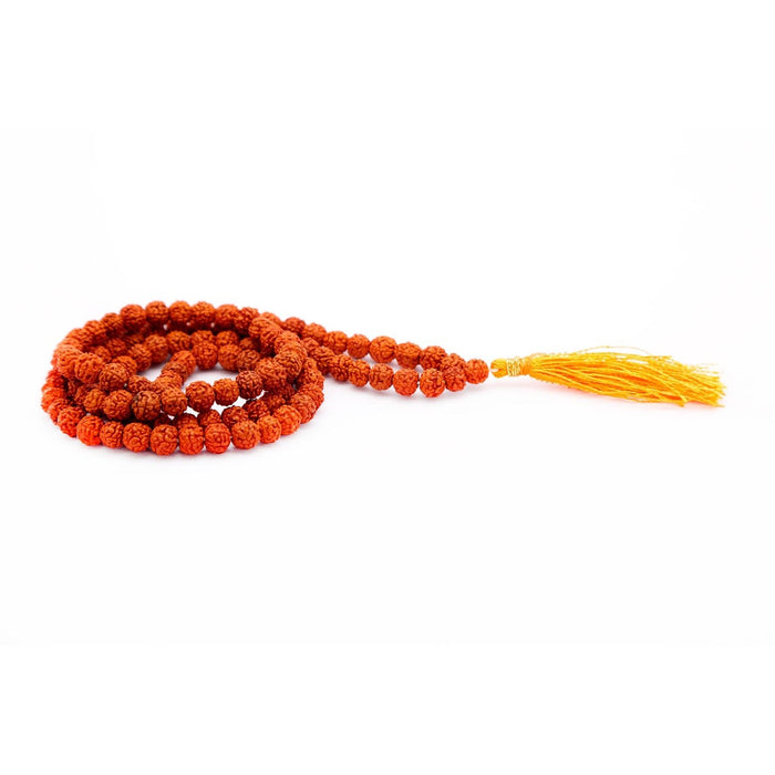 Panchamukhi Rudraksha Mala - Bead size 5 mm