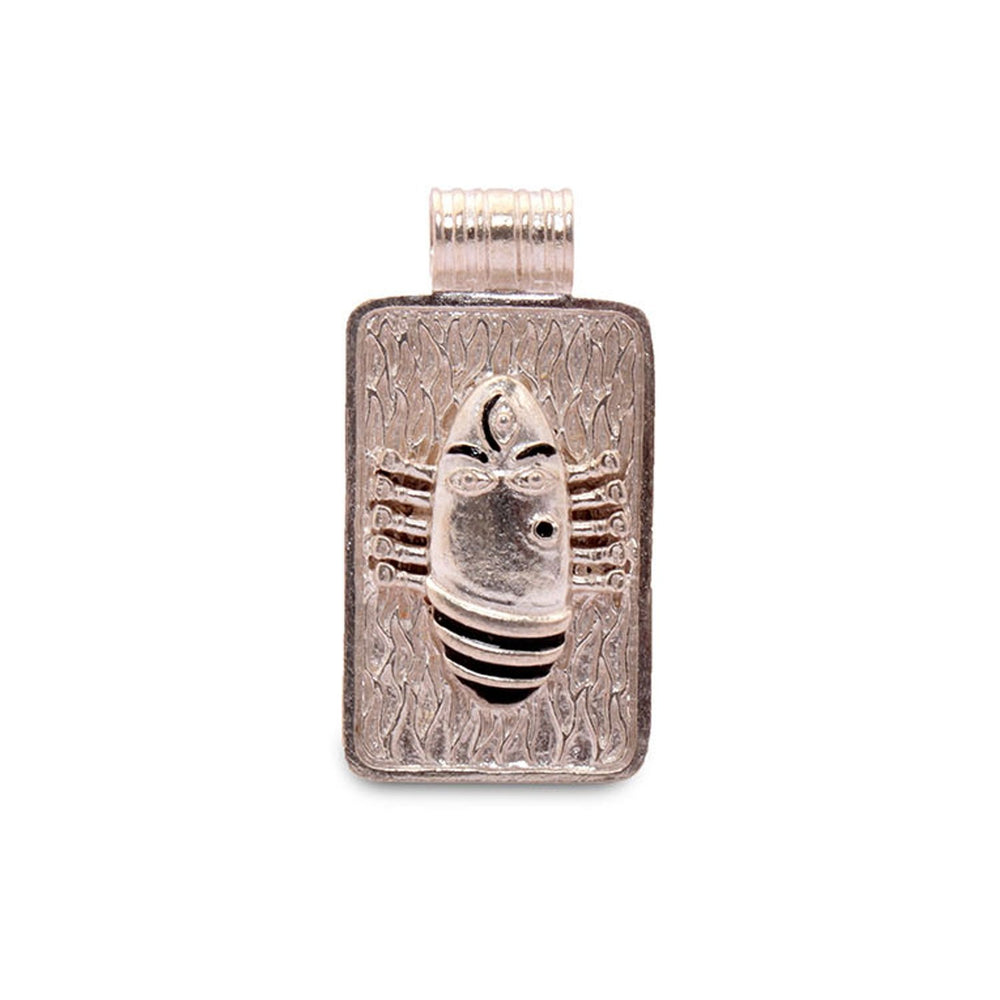 Linga Bhairavi Silver Pendant - Small