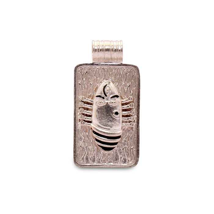 Linga Bhairavi Silver Pendant - Small