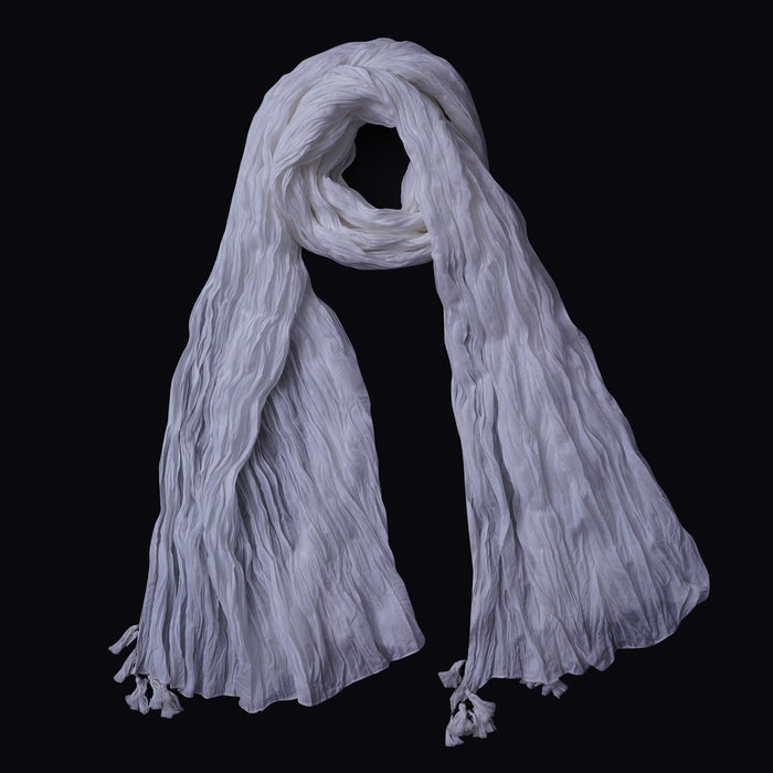 Cotton White Shawl