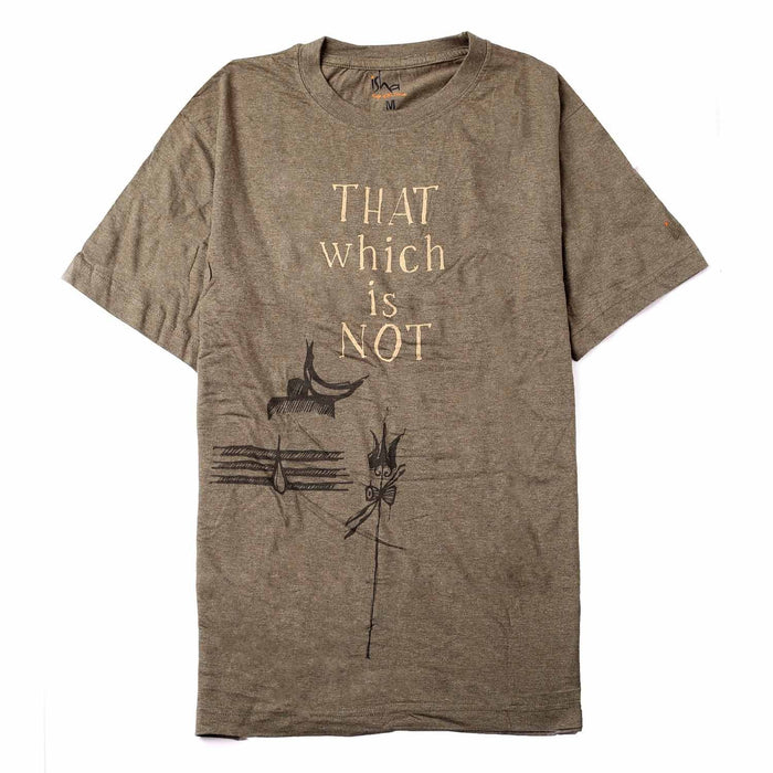 Melange Unisex Cotton That Which is Not Printed T-shirt - Olive