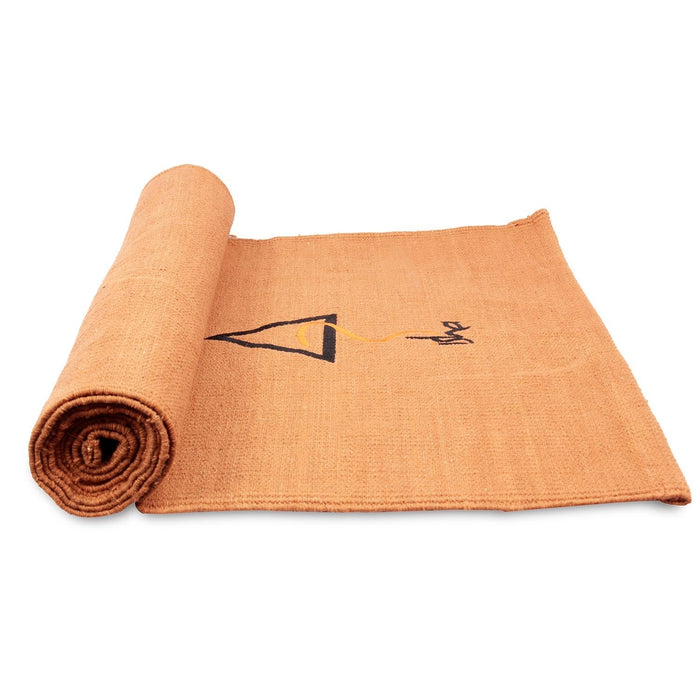 Cotton Rug Yoga Mat - Orange