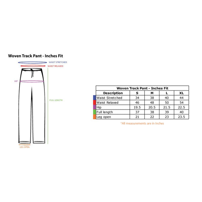 Unisex Moon Printed Track Pants - Dark Grey