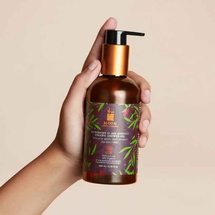 Bloom Refreshing & Age Defence Shower Gel With Acai Berry Fruit Extract (All Skin Types) - 200ml