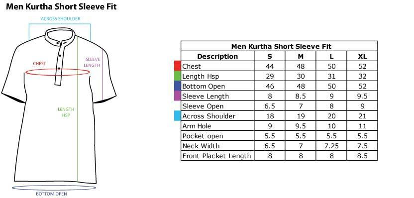 Men's White Hemp Kurta