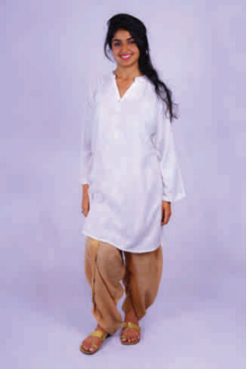 Ladies V Neck Kurtha - Style 1