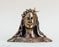 Adiyogi Statue Metal - 4 inch - Antique Brass