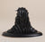 Adiyogi miniature 2" car stand - Black (Metal)