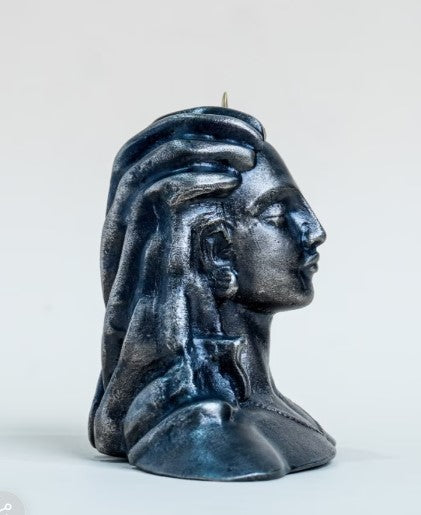 Adiyogi Statue Metal - 4 inch - Antique Nickel