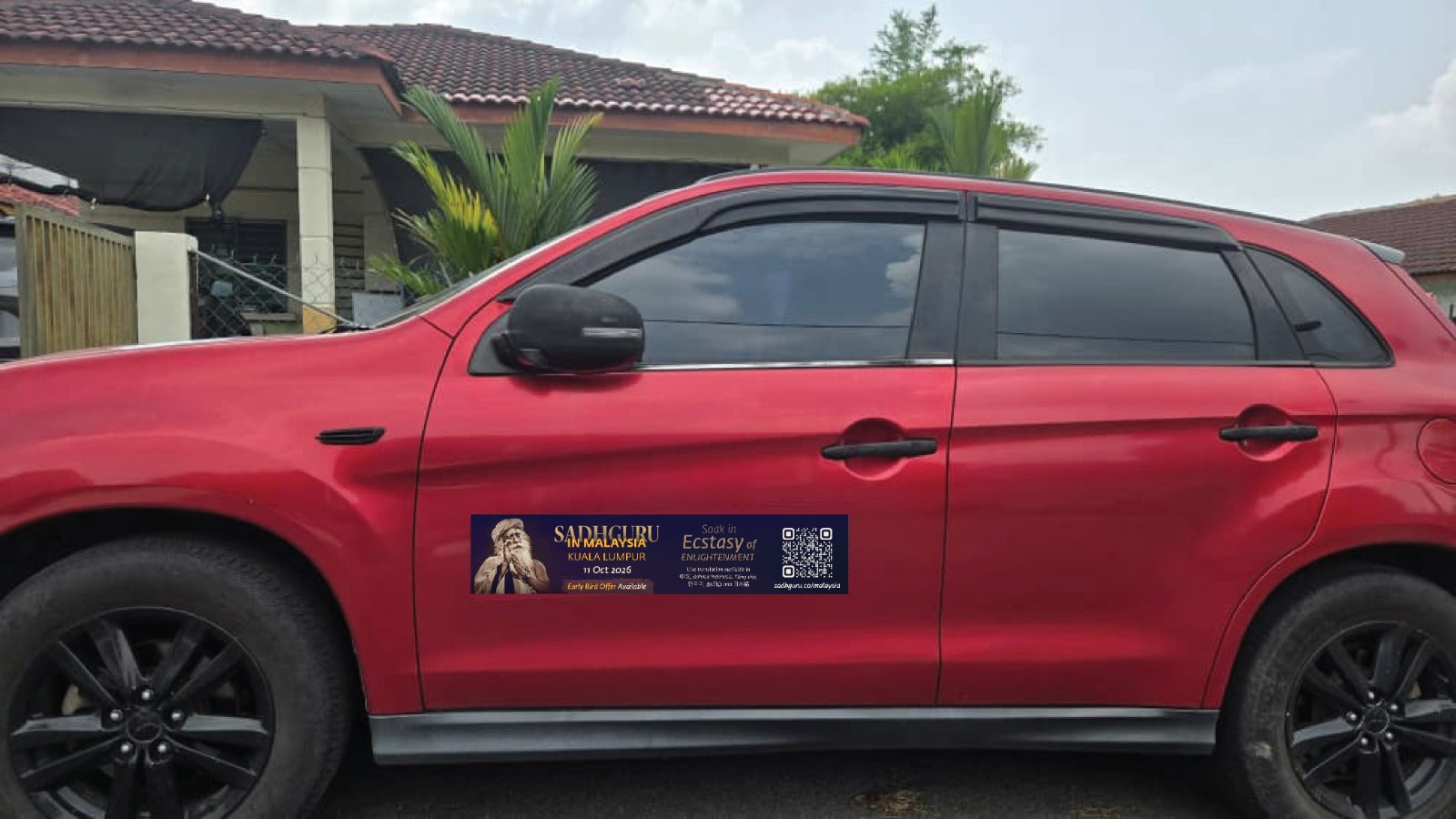 Car Door Magnet - Sadhguru in Malaysia SiM