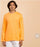 Unisex Organic Cotton Sadhana Full-Sleeve T-Shirt - Orange