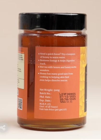 Natural Honey, 500 gm