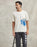 Unisex Nandi Printed Organic Cotton T-Shirt - Off White