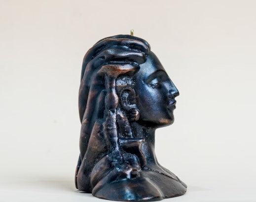 Adiyogi Statue Metal - 4 inch - Oxidised Bronze