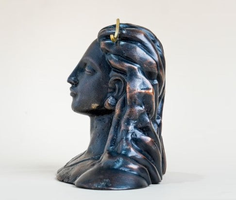 Adiyogi Statue Metal - 4 inch - Oxidised Bronze