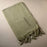 Handloom cotton towel natural dyed - Large