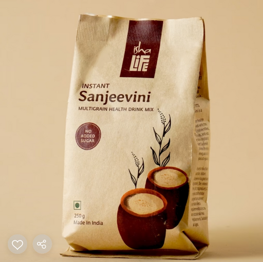 New Instant Sanjeevini Multigrain Health Drink Mix (250 gms). No sugar Added.