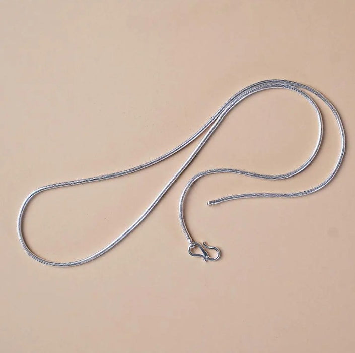 Linga Bhairavi Silver long Chain. Holds Linga Bhairavi Gold, Silver and Copper pendants