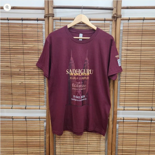 100% Cotton Unisex T-Shirt – Sadhguru in Malaysia | Soak in Ecstasy of Enlightenment SiM