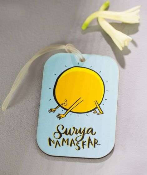 Luggage Tag - Surya Namaskar