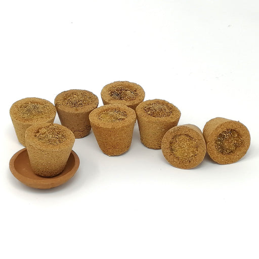 Handmade Sambrani with Cow Dung Cup, 12 Pcs