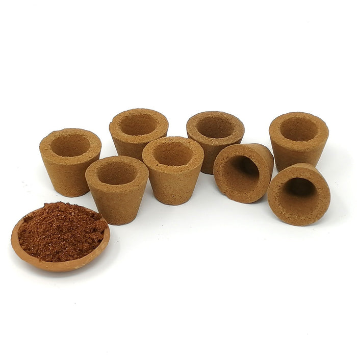 Handmade Dasangam with Cow Dung Cups, 12 Pcs