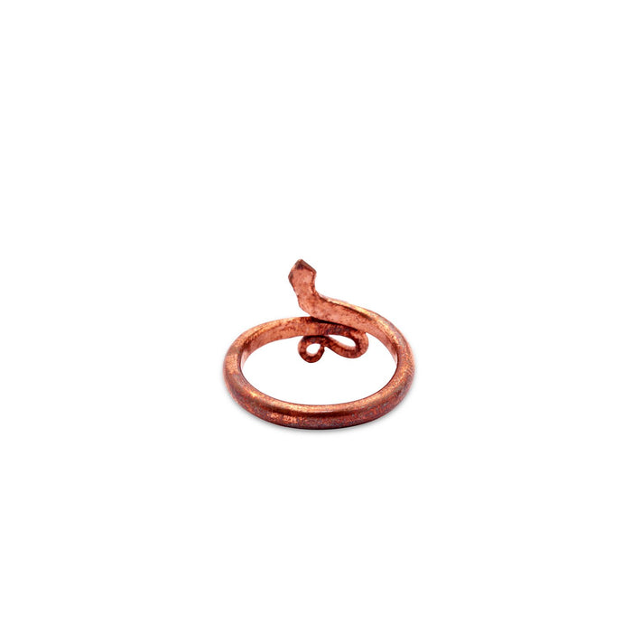 Consecrated Copper Snake Ring