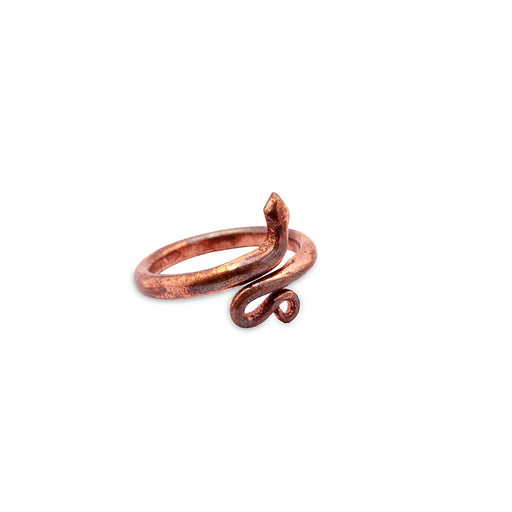 Consecrated Copper Snake Ring