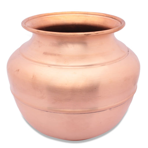 Copper Water Storage Pot (Jeevarasam Pot), 10 Liters