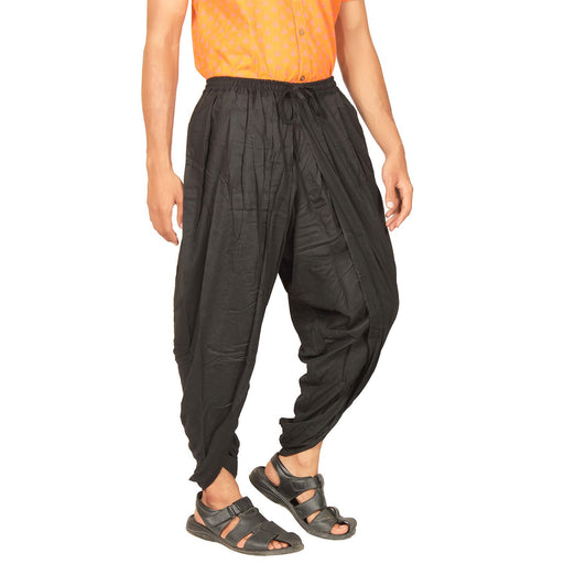 Organic Dhoti Pant - Black