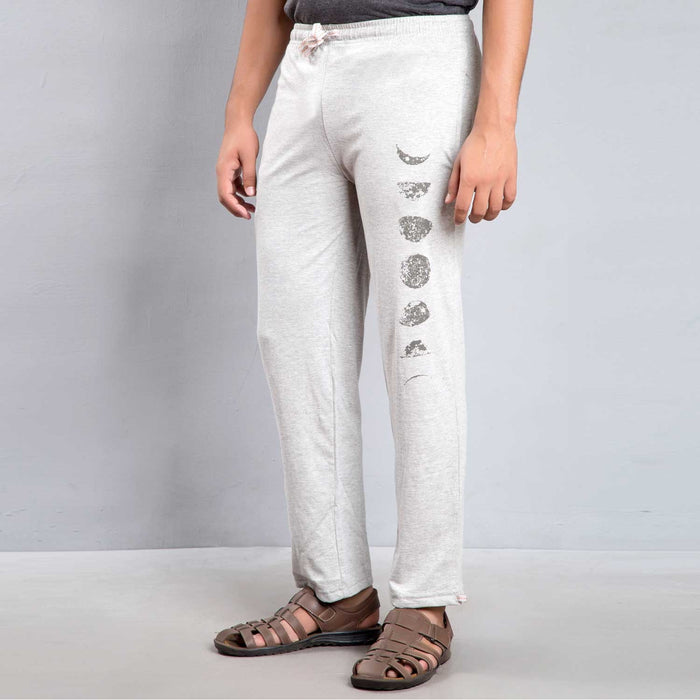 Unisex White Sadhana Track Pants - Organic Cotton — Isha Life SG