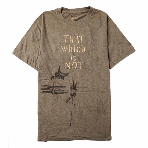 Melange Unisex Cotton That Which is Not Printed T-shirt - Olive