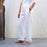 Unisex Organic Cotton Sadhana Track Pant - White
