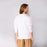 Unisex White Adiyogi Printed Full Sleeve T-Shirt