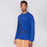 Unisex Blue Adiyogi Printed Full Sleeve T-Shirt