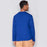 Unisex Blue Adiyogi Printed Full Sleeve T-Shirt