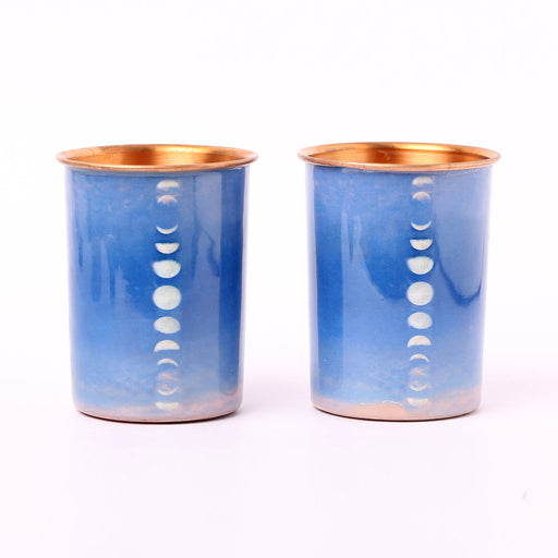 Set of 2 Mystic Moon Copper Glass, 200 ml each