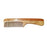 Handmade Neem Wood Comb with Handle (Wider teeth)