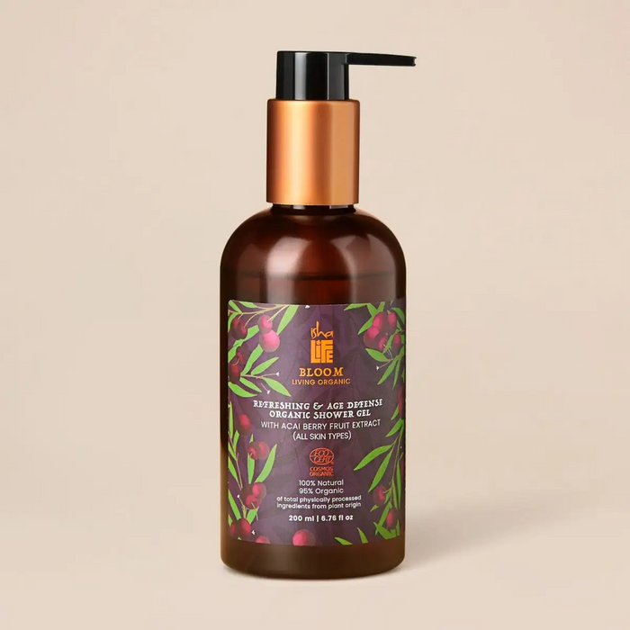 Refreshing & Age Defence Shower Gel With Acai Berry Fruit Extract (All Skin Types) - 200ml