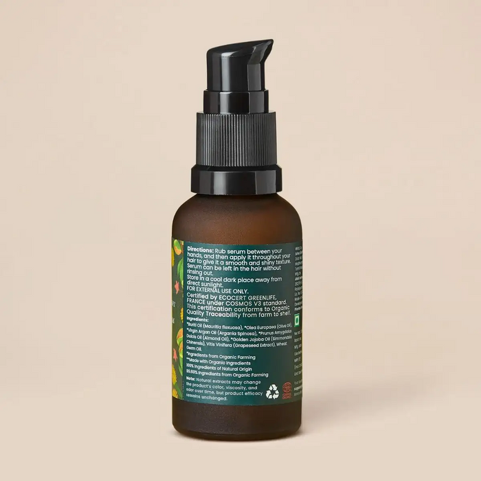Extra Nourishment & Protection Organic Hair Serum With Buriti Oil & Almond Oil (All Hair Types) - 30ml