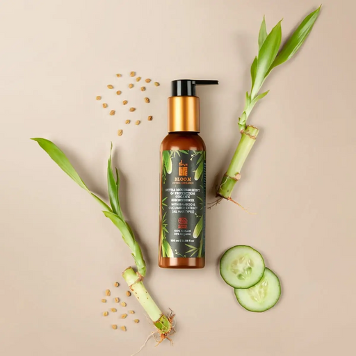 Bloom Extra Nourishment & Protection Organic Hair Conditioner With Bamboo & Cucumber Extract (All Hair Types) - 100ml