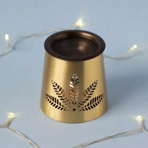 Golden Diffuser Perfume Burner — Isha Life SG