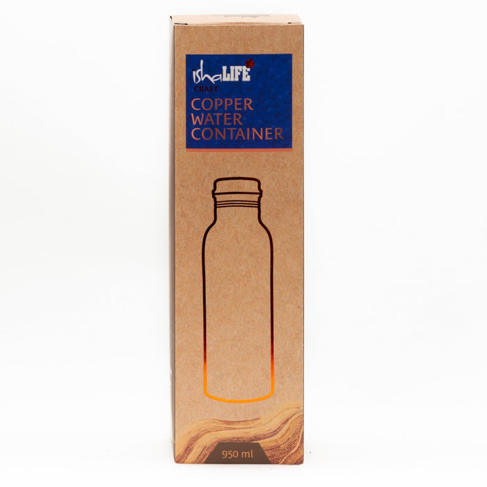 Hammered Copper Water Bottle, 950 ml